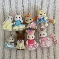 シルバニアファミリー 人形8体セット