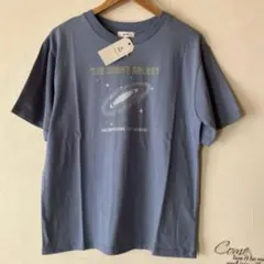 ブルー Tシャツ 綿100 半袖Tシャツ　サマンサモスモス　SM2 新品のサムネイル