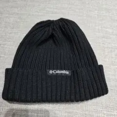 Columbia 黒 ニット帽
