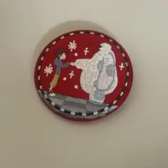 ディズニー　缶バッジ　刺繍　ベイマックス