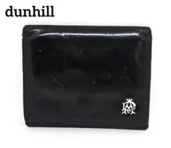 現行 極美品✨ ダンヒル ケース 小銭入れ 総柄 PVC レザー ブラック dunhill ダンヒル 小銭入れ シグネチャー ロゴ 総柄 コイン