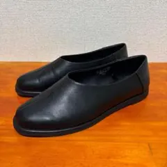 ❀美品 UNIQLO:C スクエアフラットシューズ ブラック 26cm