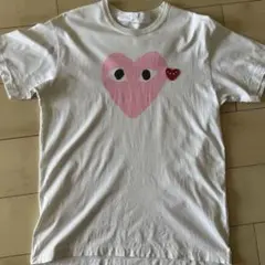 PLAY COMME des GARÇONS ハートプリント Tシャツ L