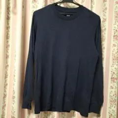 ♥超激安UNIQLO ネイビー 長袖Tシャツ S