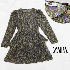 【人気商品】ZARA  花柄ワンピース  ザラ
