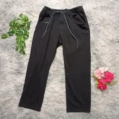 【BACK NUMBER】イージーパンツ ブラック (M) ストレッチ 快適