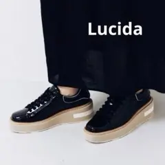 Lucida ルシーダ アクルス エナメルスクエアトウ厚底スニーカーのサムネイル