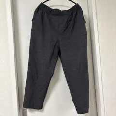 studio clip 麻混パンツ　グレー　L