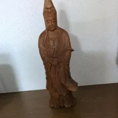 玄奘三蔵 三蔵法師 木彫り 金禄 - メルカリ