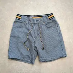 Lee ヒッコリー ストライプ　ショートパンツ 28 日本製　リゾート