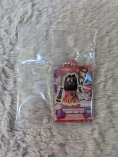 アイカツ　アクリルチャーム3　紫吹蘭　マルチカラーホルターキャミ