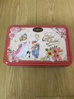 【美品】カファレルチョコレートボックス〈2024バレンタインデザイン〉空き缶