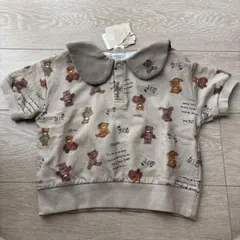 tete a teteクマ耳 セーラーシャツ　90cm 男の子女の子 あやてち