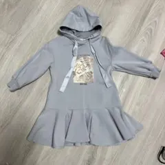 mezzopiano パーカーワンピース