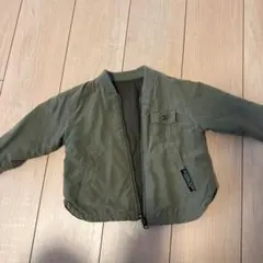 オリーブグリーン ジップアップジャケット
