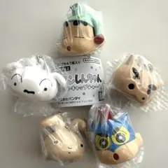 クレヨンしんちゃんマスコットキャップチャーム 全5種フルコンプリート
