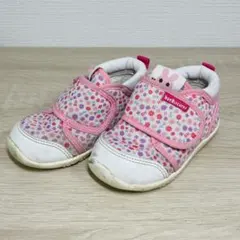 【Hot Biscuits】セカンドシューズ 14.5cm ピンク 花柄 女の子