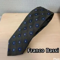 Franco Bassi 幾何学模様 ネクタイ