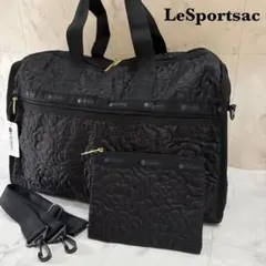 新品タグ付　レスポートサック　3way　ボストン　パフィーブロッサムズ　花柄　黒 新品】 レスポートサック 3way ボストン パフィーブロッサムズ 花柄 黒