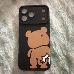 クマデザイン iPhone 17ProMAX用ソフトケース