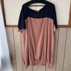 バイカラーバルーンワンピースのサムネイル