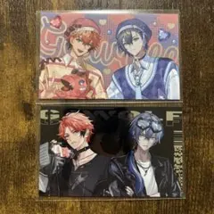 にじさんじ 小柳ロウ 赤城ウェン　ぎゃうるふ チェキ風カード