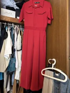 GU✖︎アンダーカバー　レッド 半袖オールインワン