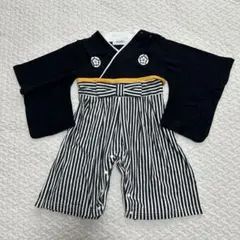 和風着物スタイル ベビー服 ロンパース　80cm