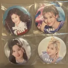 SANA K-POPピンバッジ 4個セット