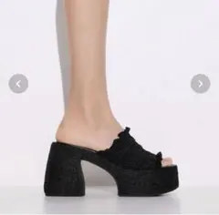 CHARLES & KEITH ヌアラ ルーシュドプラットフォームミュールのサムネイル