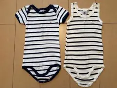 PETIT BATEAU ロンパース 2枚セットのサムネイル