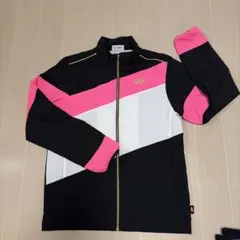 YONEX ウォームアップウェアLサイズ ピンク/黒 - メルカリ