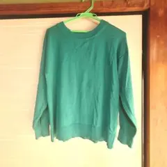 【使用回数3回 値下げ】chocolraffinerobeグリーン 長袖ニット