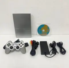PS2 SCPH-77000 サテンシルバー 動作品 封印シールなし 【現状品】