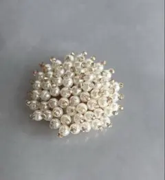 再販！つぶつぶパール　入学卒業式　結婚式　ハンドメイドブローチ　コサージュ