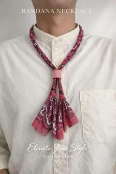 バンダナネックレス メンズ ハンドメイド 大人カジュアル
