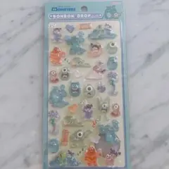 ★ディズニー モンスターズインク マイク サリー ボンボンドロップシール★新品