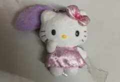 サンリオ　ハローキティ　マスコット　キーホルダー　豹柄　ピンク