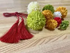 髪飾りタッセルセット