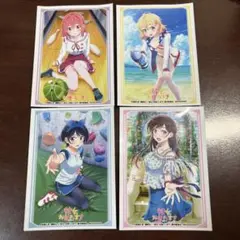 彼女お借りします　きゃらスリーブ　新品未開封 彼女、お借りします スリーブ(更科瑠夏/マリンセーラー水着