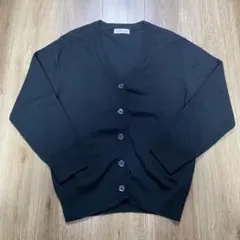 CLOSSHI ブラック Vネックカーディガン