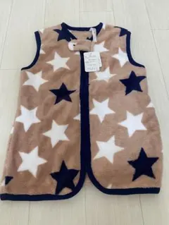 新品タグ付き　スリーパー　あったか素材　星柄　男の子　35㎝×50㎝　新生児〜