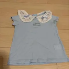 ✴︎未使用✴︎ かわいい　フリル襟　刺繍付き　Tシャツ 110