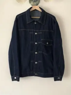 1st ファーストTYPE 濃紺 ジージャン デニムジャケット XL位 Tバック