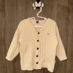 moimoln マルシェニットカーディガン モイモルン ベージュ　110cm