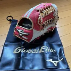 h08様専用　Mizuno Global Elite 外野手用グローブ 赤/白