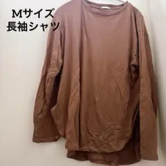 ブラウン 長袖カットソー レディース 中古品 シャツ 長袖 秋冬 茶色