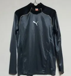 Puma 長袖シャツ シルバー黒
