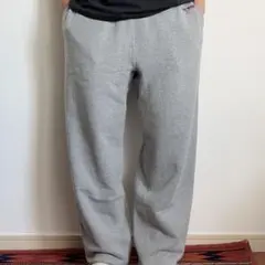 90s POLO SPORT スウェットパンツ グレー L 星条旗 ロゴ刺繍