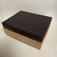 ラタン風　ジュエリーボックス　アクセサリーケース